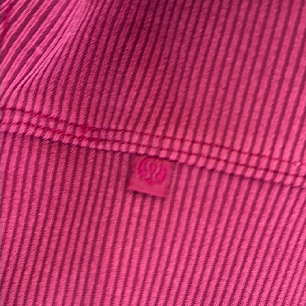 lululemon Raspberry Ribbed Crewneck Top - Picture 4 of 4